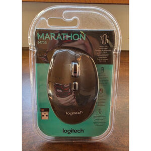 Logitech Marathon M705 Wireless Mouse Black One Size